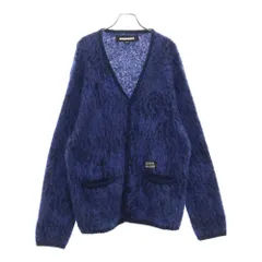 NEIGHBORHOOD (ネイバーフッド) 22AW MOHAIR CARDIGAN モヘア ニット カーディガン ブルー 222FUNH-KNM02のサムネイル