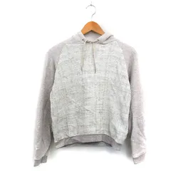ユナイテッドアローズ UNITED ARROWS パーカー プルオーバー フード コットン 切替 グレー 灰 /KT27のサムネイル