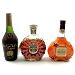 3本 カミュ レミーマルタン サマランス コニャック アルマニャック 700ml ブランデー セット 【古酒】