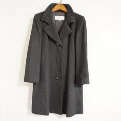 #wnc ギンザマギー 銀座マギー コート 38 グレー 無地 ロング カシミヤ レディース [867574]のサムネイル