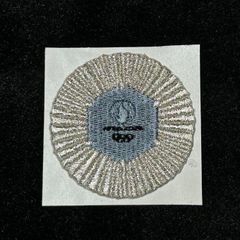 ★刺繍シール／ステッカー　ワッペン★　銀メダル