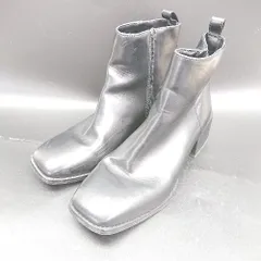 ■ ⊇ evol サイドジップ ショート ブーツ サイズ23.5 ブラック レディース E  【1503060029657】