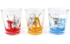 【中古】マグカップ・湯のみ ルフィ＆エース＆サボ 兄弟の絆グラスセット(3個組) 「ワンピース」 ジャンプショップ限定