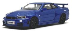 新品 京商オリジナル 1/64 [MOTN] ニスモ R34 GT-R Z-tune LED搭載 (ベイサイドブルー) 完成品ダイキャストミニカー K07130LBL [佐川急便]