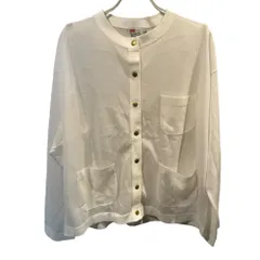 Traditional Weatherwear (トラディショナルウェザーウェア) 24SS ARKLEY KNIT SHEER アークリー ニット シアー L241THKCD0309SE カーディガン レディース ホワイト S