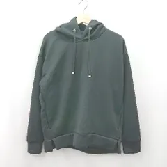 ◇ ⊇ GLOBAL WORK グローバルワーク 無地 長袖 プルオーバーパーカー サイズF ブラック系 レディース E  【1506230031634】