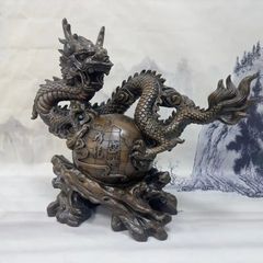 超特級呪物】昇龍福上秘像 ― 気巡る双福の御神体 古神道 降霊 封印物