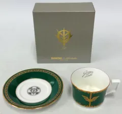 【中古】マグカップ・湯のみ(キャラクター) ザビ家のティーカップ ガルマカラー(グリーン) 「機動戦士ガンダム」 プレミアムバンダイ限定のサムネイル