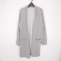 18SS SOPHNET. ソフネット LONG KNIT CARDIGAN (7GAUGE) 長袖ロングニット カーディガン 灰GRAY XL SOPH-180126