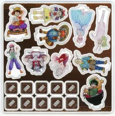 【中古】アクリルスタンド・アクリルパネル 集合(Aコースセット) アクリルminiフィギュア10体セット 週刊少年ジャンプ 2021年5月10日・17日合併号 応募者全員サービス