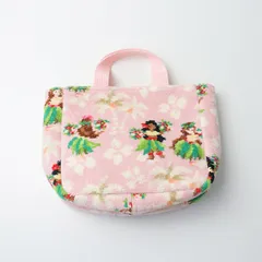 新品 フェイラー FEILER マナマナ シェニール織り ミニトートバッグ /ライトピンク TOTE BAG フラダンス ハワイ【2400014304725】