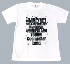 [중고] 의류 로고 (아이치 공연) 공식 드라이 티셔츠 화이트 XL 사이즈 [THE IDOLM @ STER CINDERELLA GIRLS 10th ANNIVERSARY M @ GICAL WONDERLAND TOUR !!!]