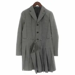 コムデギャルソンブラック COMME des GARCONS BLACK AD2019 1E-J031 / テーラードジャケット ドッキング プリーのサムネイル