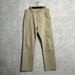 90s Wrangler USA製 ラングラー 13MWZTN 36×34 カラーデニム タン 古着