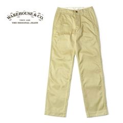 WAREHOUSE ウエアハウス パンツ Lot 1082 “CHINOES” ウエポン 1082-BEIGE(24SS)