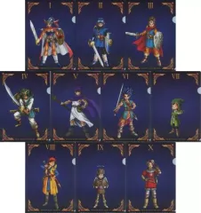 【中古】クリアファイル 勇者たちの肖像 A4クリアファイル10枚セット 「ドラゴンクエストミュージアム 勇者たちがめぐる新たな冒険の旅」