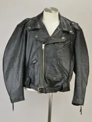 ハーレーダビッドソン Harley-Davidson ライダース ジャケット AN AMERICAN LEGEND Lサイズ 黒 メンズ u_s h_d F-NEW237のサムネイル