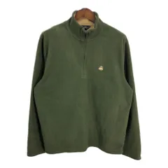 Brooks Brothers ブルックスブラザーズ ハーフジップ フリースジャケット ワンポイントロゴ グリーン (メンズ XL) 中古 古着 S5779