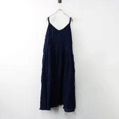 サマンサモスモス Samansa Mos2 SM2 ゆべしコラボ アソートキャミワンピース F/ネイビー ドレス ロング フレア ギャザー【2400014316919】