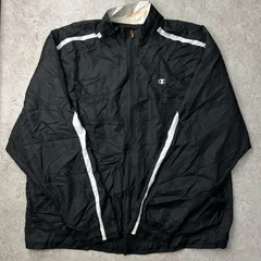 【2XL】Champion チャンピオン ナイロンジャケット ブルゾン ブラック