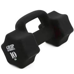 La-VIE(ラヴィ) グリップダンベル10kg 1個 取っ手付き 筋トレ 3B-3461 【メーカー純正品】 1
