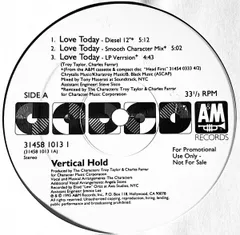 米12” Vertical Hold Love Today 3145810131 A&M /00250