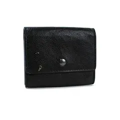 コーチ 二つ折り コインケース カードケース レザー ブラック 中古