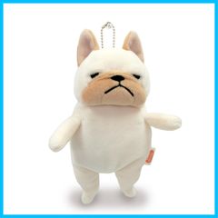 【人気商品】もちぶる もちシリーズ クリーム (mini) 7×5×14cm Global) ぬいぐるみ ブルドッグ シナダグローバル(Shinada アニマル MOBU-0088CR