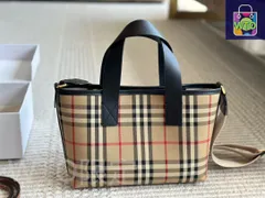 【今日特価】Burberry バーバリー トートバッグ ナイロン製 ブランドロゴ入りデザイン 5つのボックス付き