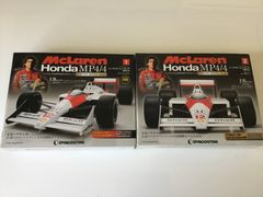 アイルトンセナ　マクラーレン　ホンダ　MP4/4 ディアゴスティーニ　プラモデル　　DVD フォトコレクション　ポスター付きモータースポーツ　F1