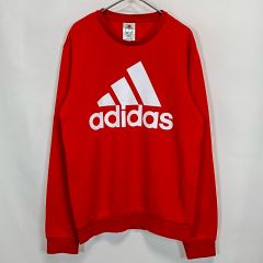 【古着】adidas/アディダス 裏起毛 スウェットシャツ トレーナー