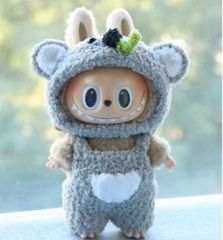 新品 2点セット 招き猫 labubuラブブぬいぐるみ服17cm着せ替え