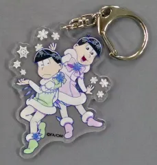 【中古】キーホルダー・マスコット(キャラクター) チョロ松＆トド松 「えいがのおそ松さん×AKIBAICHI ペアアクリルキーホルダーコレクション ジャック・フロストver.」