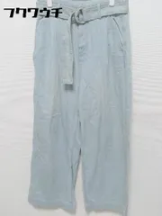 ◇ ◎ URBAN RESEARCH DOORS ベルト付 ワイド ジーンズ デニム パンツ サイズ38 インディゴ レディース 【中古】 【1002800643431】