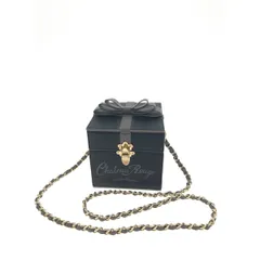 ▼▼Samantha Vega サマンサベガ レディース ショルダーバッグ リボンBOX風 チェーン ブラック