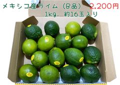 メキシコ産　ライム　B品