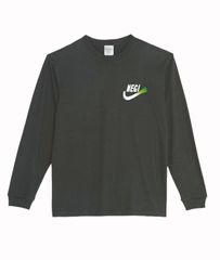 【パロディ/ロンT】5.6ozねぎNEGI1ポイントＴシャツ　面白い　長袖　おもしろTシャツ　うける