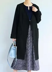 美品⭐︎プランプ　モッズコート　ロングコート　LL グレー　レディース　セシール レディース コート通販 - セシール (cecile)