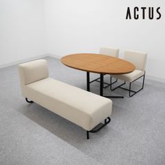 【展示品】ACTUS アクタス OWN-S オウンエス ダイニング セット カウチ ソファ チェア ビッグ サイド テーブル 定価23万