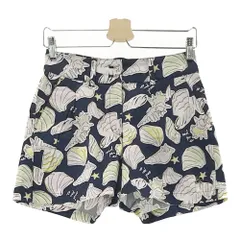 サイズ：S AND PER SE アンパスィ  ショートパンツ 貝総柄 ネイビー系 [240001851508]# ゴルフウェア レディース ストスト