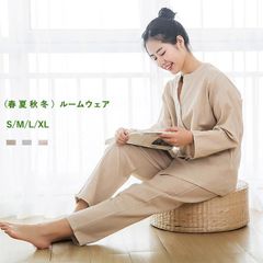 ルームウェア パジャマ レディース 二重ガーゼ 綿100% 長袖 長ズボン 春 夏 秋 冬 ダブルガーゼ 哺乳 敏感肌 高齢者 ふんわり 柔らかい ナ