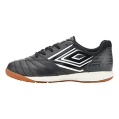 umbro アンブロ アクセレイタ- TR JR WIDE IN ブラック/ブラック/ホワイト 22.5 UU4WJB02BW BW | スポーツ 運動 サッカー フットボール 靴 シューズ サッカーシューズ ステップアッププレーヤー ワイドラスト インドアコ