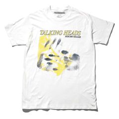 TALKING HEADS Tシャツ 新品 正規品 ロック バンドt Psycho Killer Hands-White