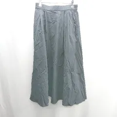 ◇ ⊂ COMME CA ISM コムサイズム ロング丈 フレア スカート サイズ9 ブラック系 レディース E  【1409240034360】