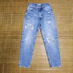 MOUSSY ビンテージ加工 テーパードウォッシュジーンズ 25 5 インチ ( 155 Mr. Lee) ほぼ新品