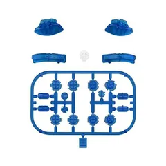 eXtremeRate Switchのジョイコンに対応用部品、ABXY方向キーSR SL L R ZR ZL + (クリアブルー)