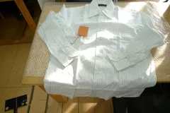 UNITED ARROWS ユナイテッドアローズ  ストライプシャツ ブルーストライプ  サイズ40 メンズ Yシャツ ビジネス 長袖  管理PM0621(fk4)