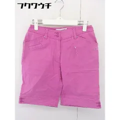 ◇ le coq sportif ルコックスポルティフ コットン ショート パンツ サイズ9 ピンク レディース  【1109160002011】