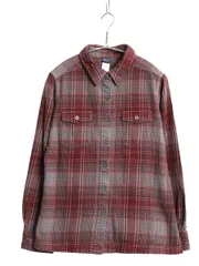 【お得なクーポン配布中!】 パタゴニア フィヨルド フランネル シャツ レディース S 程 / 12年製 アウトドア チェック オーガニック コットン 長袖シャツ マルチカラー