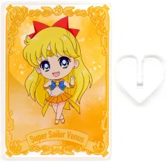 【中古】雑貨 スーパーセーラーヴィーナス 「美少女戦士セーラームーン ストアオリジナル アクリルカードコレクション ちびキャラアート」